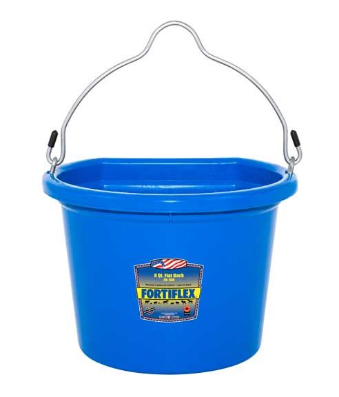 FORTIFLEX - Flatback Bucket 8QT (Dark Colors)