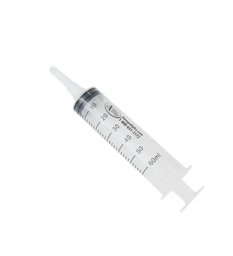 OMEGA ALPHA - Equine Syringe, Capacity: 60ml