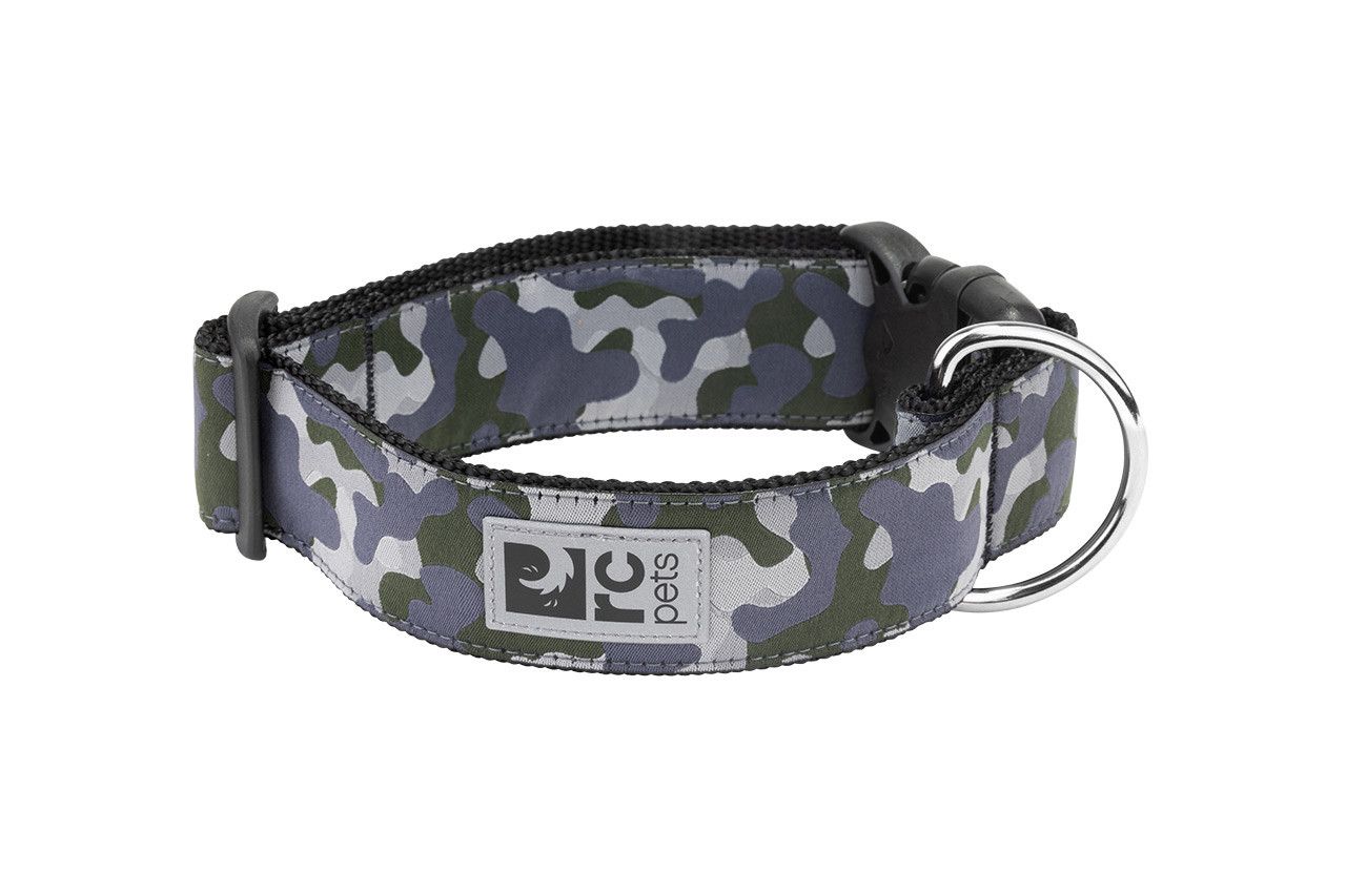 RC PETS - Camo Wide Clip Collar, Size: Medium