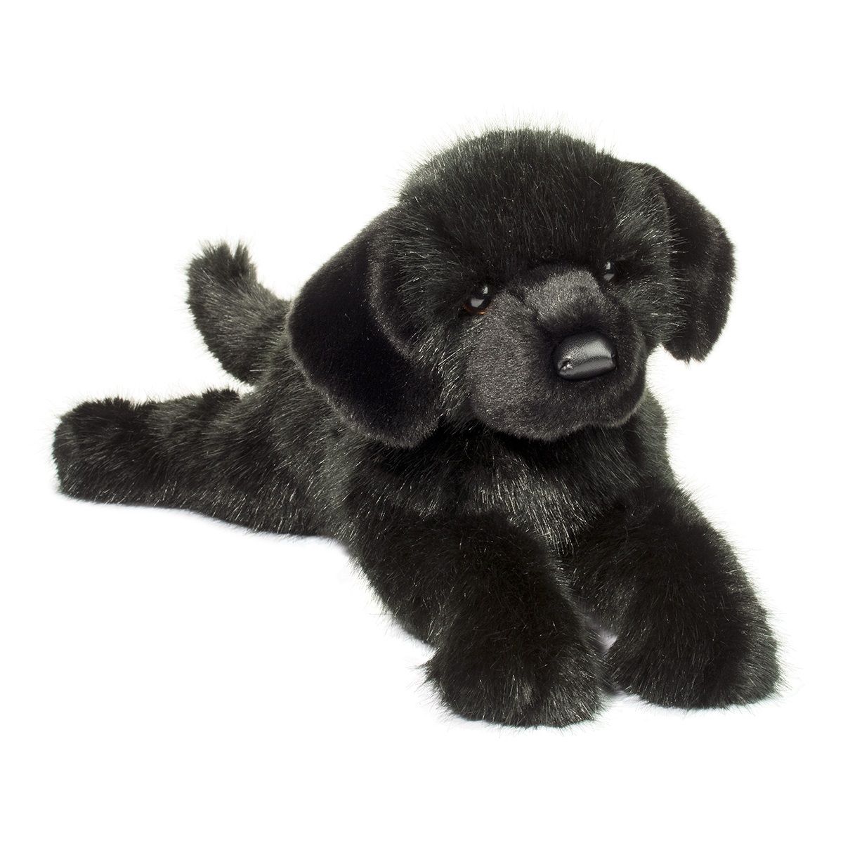 DOUGLAS - Jake the DLux Black Labrador Retriever Dog Plush, Size: 21''