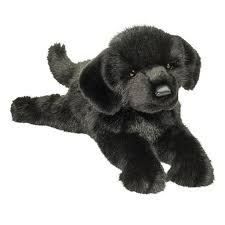 DOUGLAS - Jake the DLux Black Labrador Retriever Dog Plush, Size: 21''