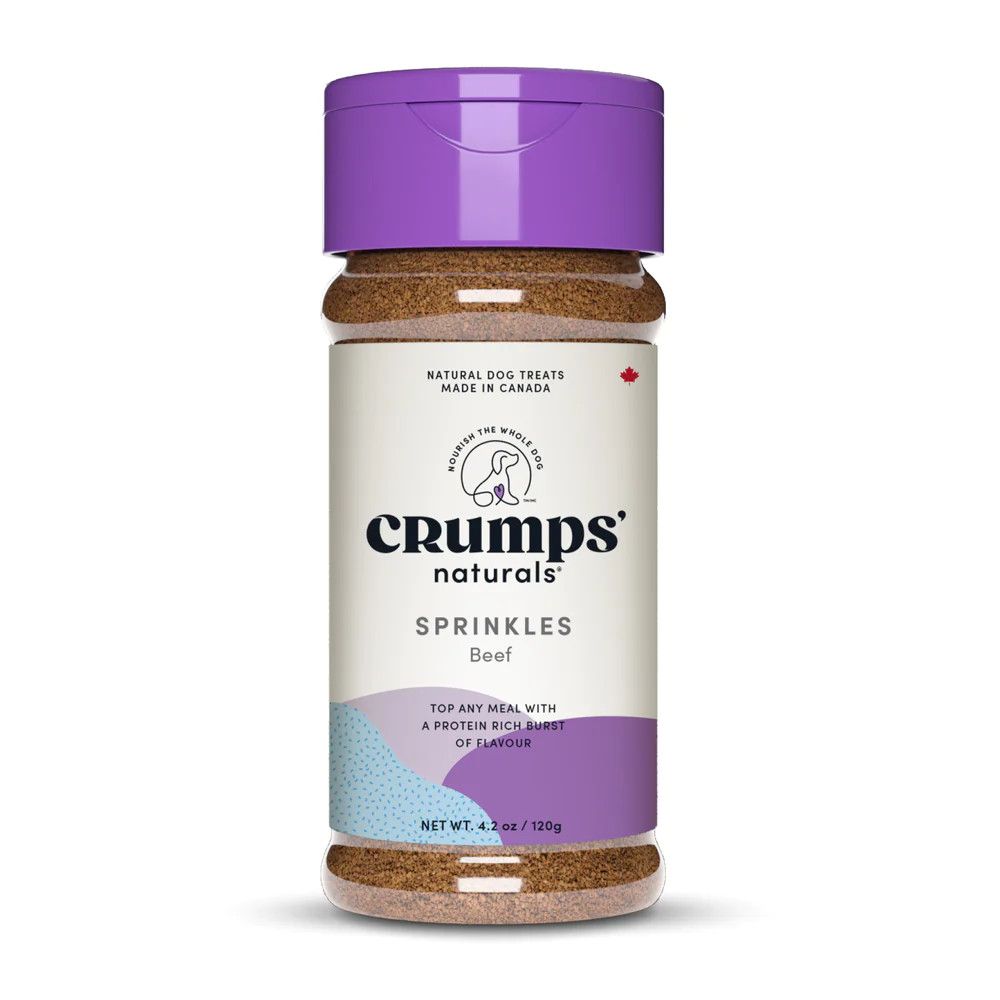 CRUMPS' NATURALS - Beef Sprinkles Dog Food Topper, Size: 120g