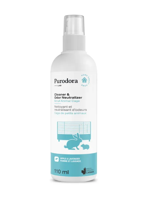 PURODORA LAB - Small Animal Cage Cleaner &amp; Odor Neutralizer