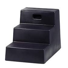 MOUNTING STEP - 3-step riser, Color: Noir