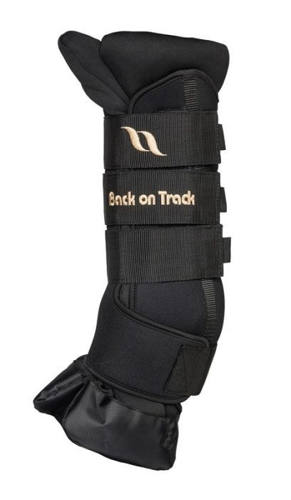 BACK ON TRACK - Deluxe Raven Black Quick Wraps, Size: Small