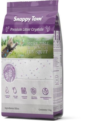 SNAPPY TOM - Lavender Premium Litter Crystals, Net Weight: 2kg