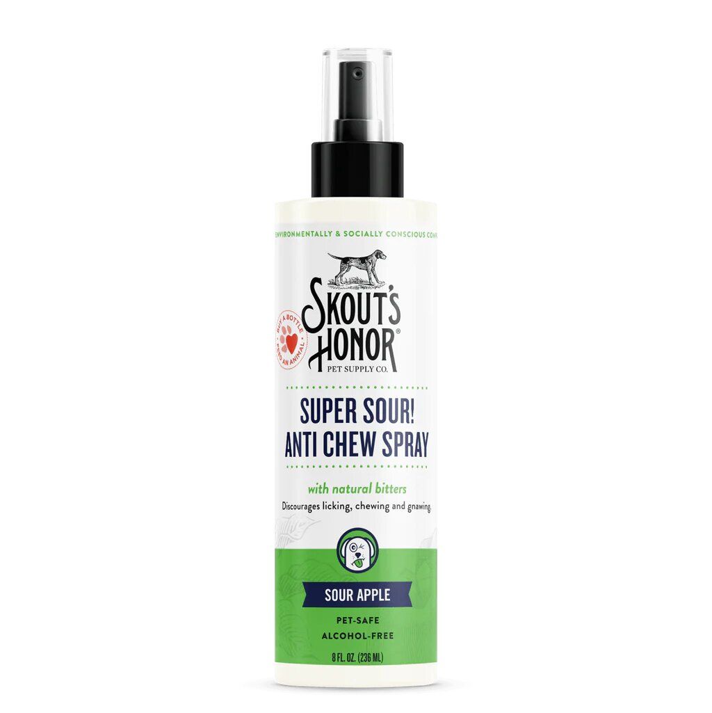SKOUT'S - Sour apple anti-chew spray, Format: 8oz