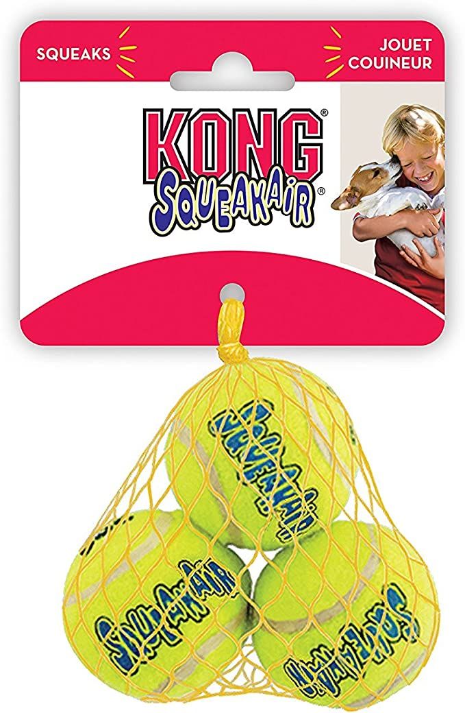 KONG - Balles SqueakAir, Format: XSmall (pqt 3)