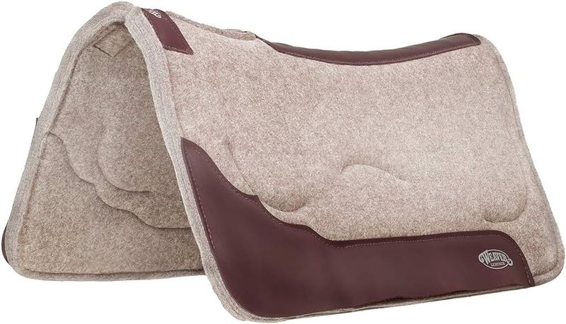 WEAVER - Gel Contoured Wool Blend Felt Saddle Pad