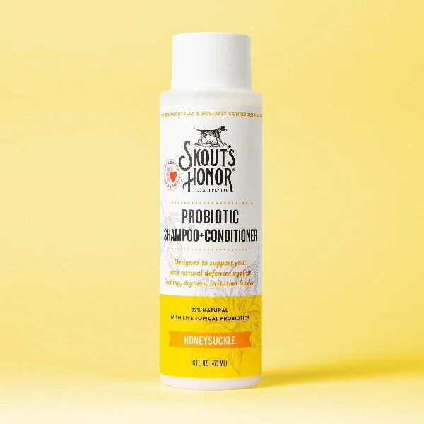 SKOUT'S HONOR - Probiotic Shampoo &amp; Conditioner, Type: Chèvrefeuille, Format: 16oz