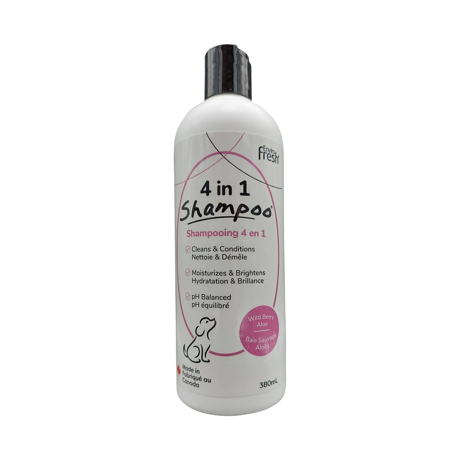 ENVIROFRESH - 4-in-1 Naturally Infused Shampoo, Aroma: Baies Sauvages &amp; Aloès, Size: 380ml