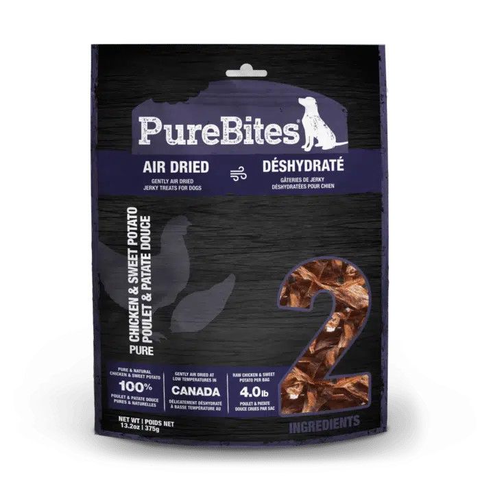 PUREBITES - Dehydrated Chicken &amp; Sweet Potato Jerky, Size: 180g