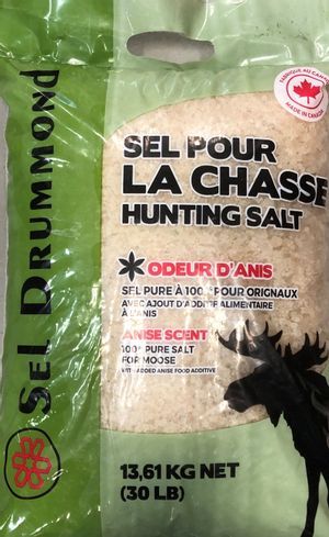 SEL DRUMMOND - Hunting salt - Anise scent, Format: 13.61kg
