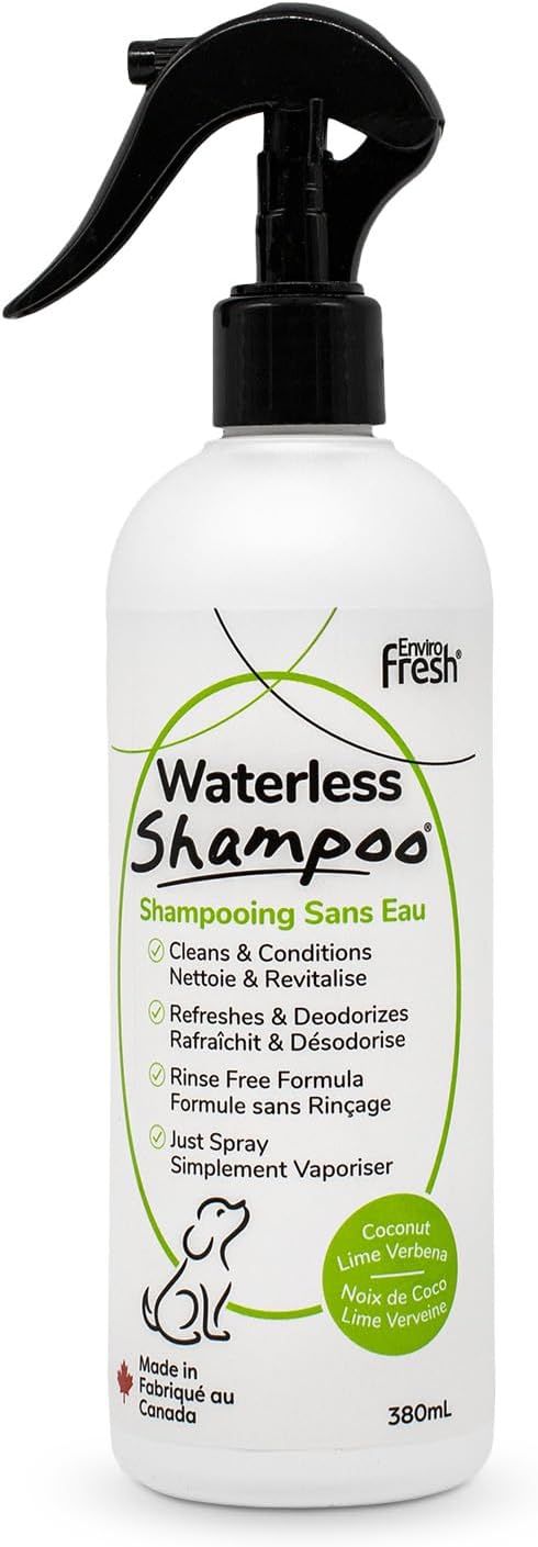 ENVIROFRESH - Coconut &amp; Lime Waterless Dog Shampoo, Size: 380ml