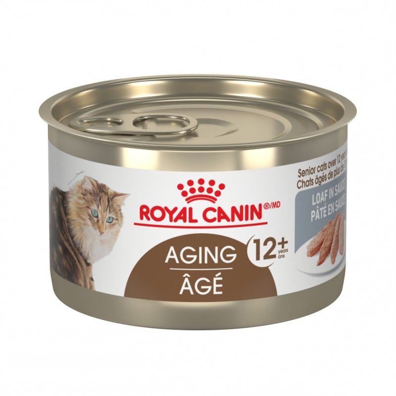 ROYAL CANIN - Aging 12+ Loaf in Sauce Canned Cat Food, Size: 145g
