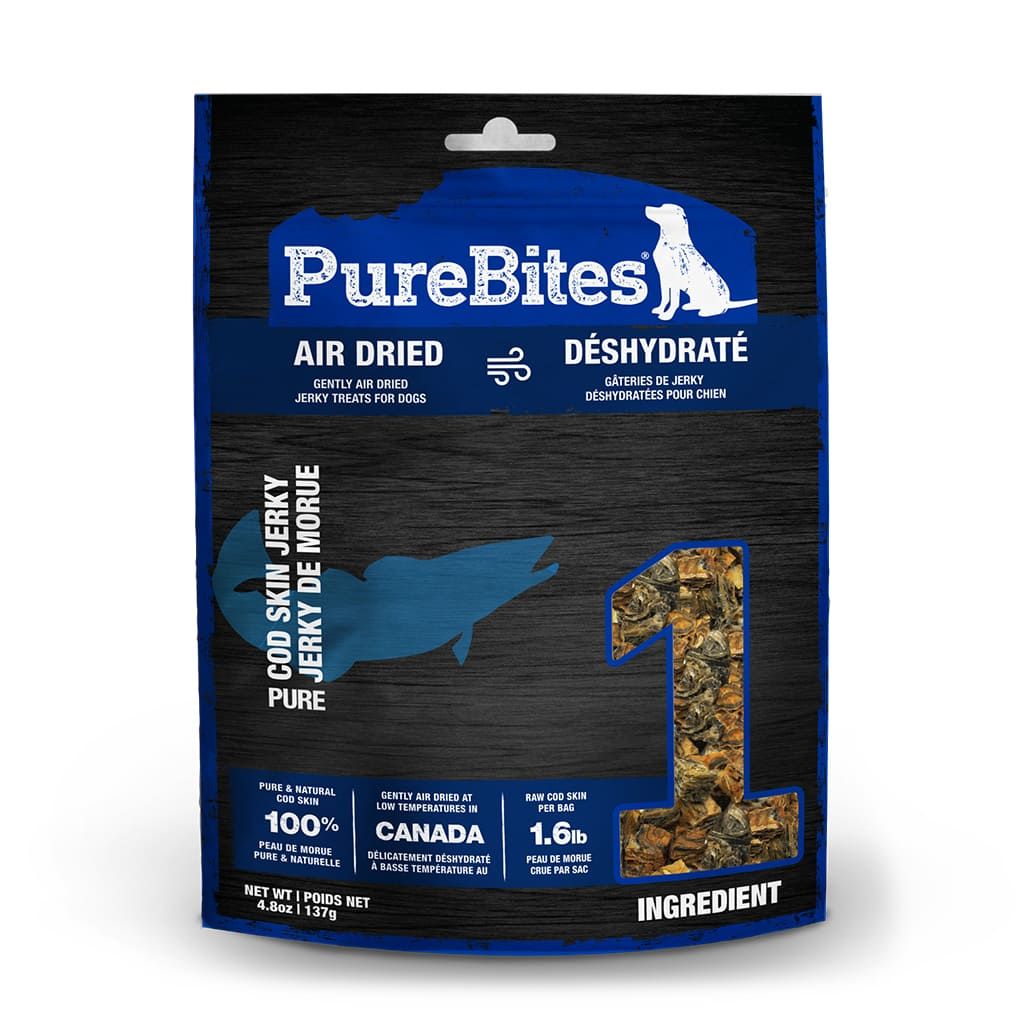 PUREBITES - Dehydrated Cod Jerky, Size: 137g