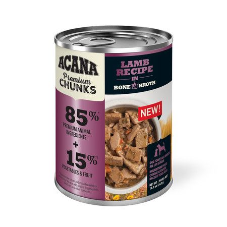 ACANA - Premium Chunks Lamb Recipe in Bone Broth, Size: 12.8oz