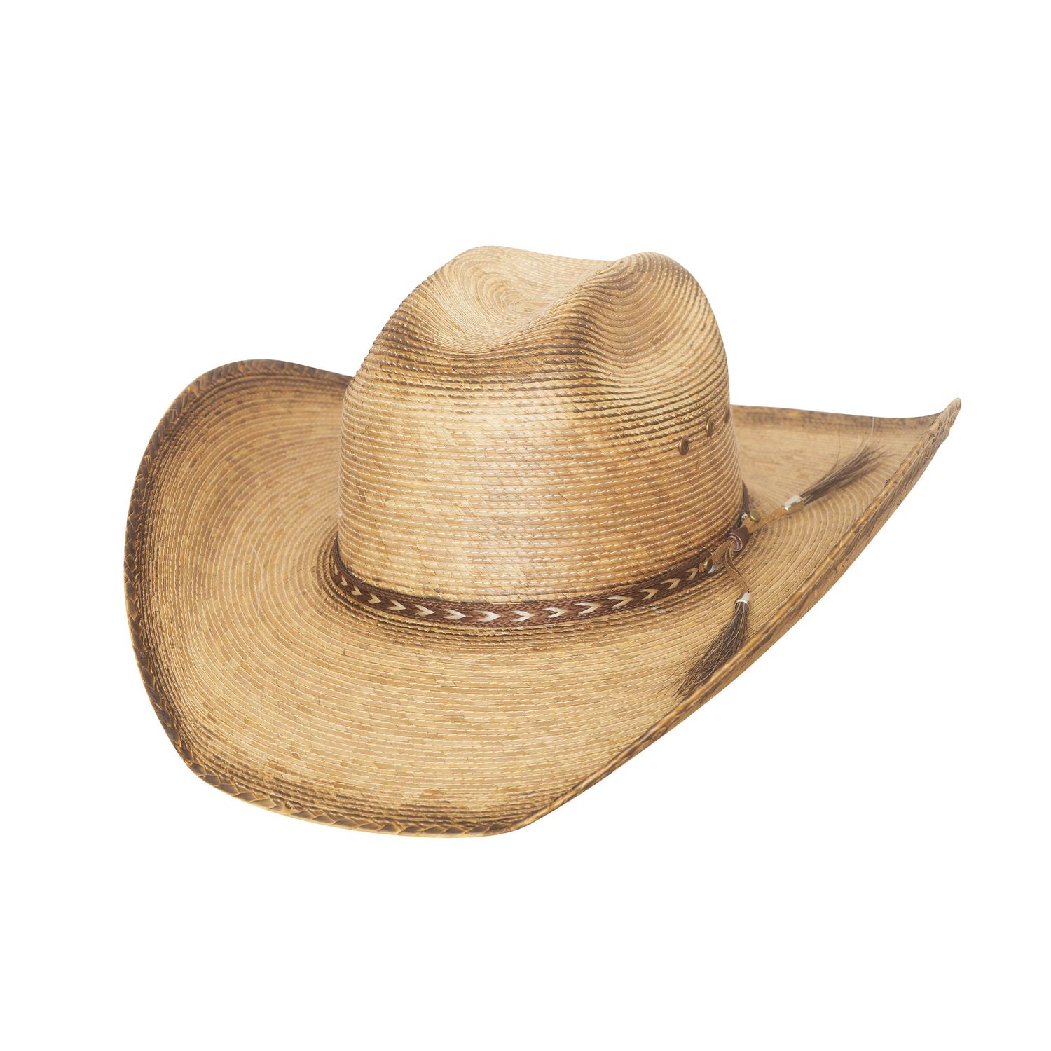 BULLHIDE - Tornado Juice 15X Palm Leaf Hat, Color: Naturel, Size: 6 3/4