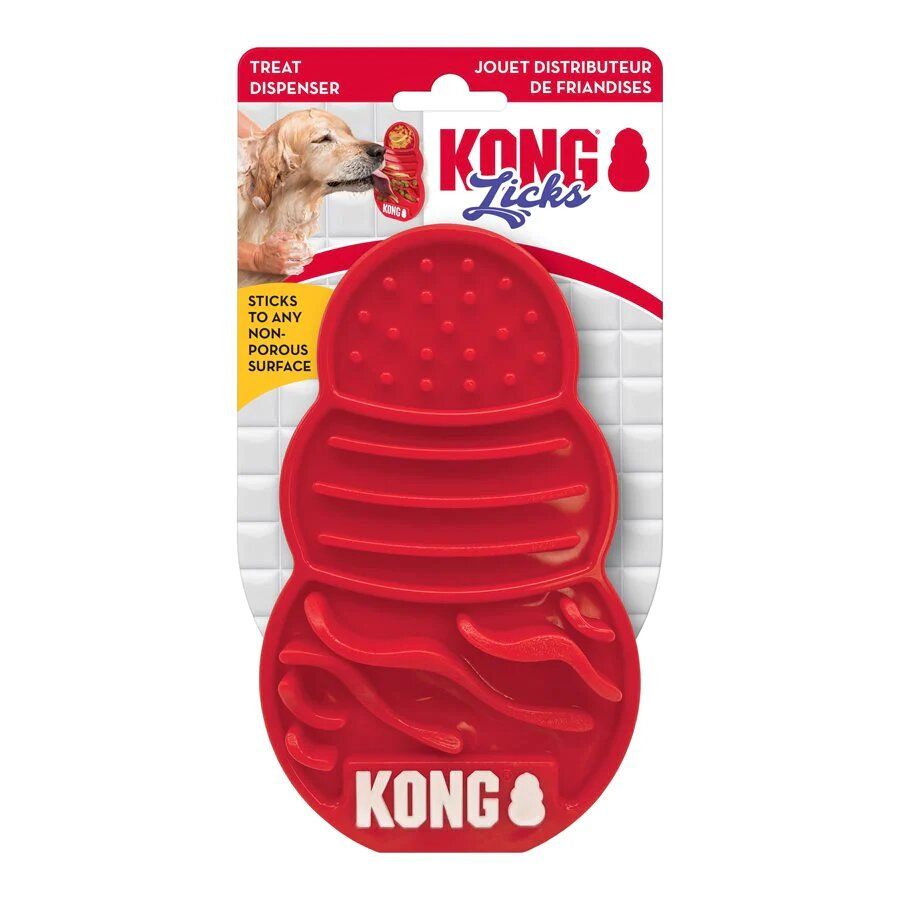 KONG - Licks, Colour: Rouge, Size: Large