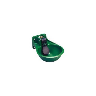 LA BUVETTE - Synthetic Vertical Bowl Drinker with Paddle, Color: Vert