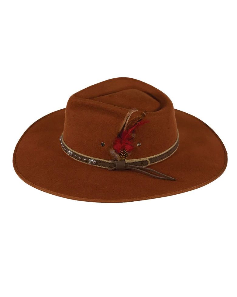 OUTBACK - Chapeau Swan, Couleur: Orange Brulé, Grandeur: 6-7/8