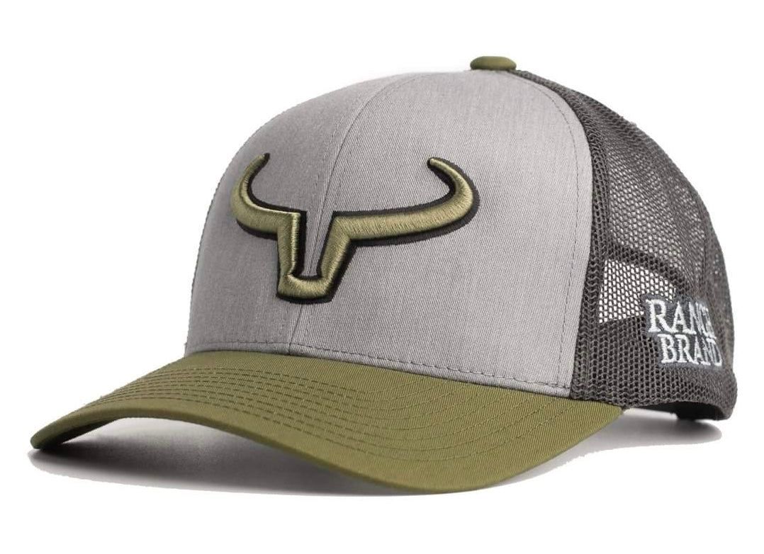 RANCH BRAND - Rancher'' cap Collection 2023, Color: Gris &amp; Khaki