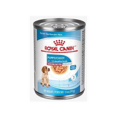 ROYAL CANIN - Medium Puppy Thin Slices in Gravy Canned Dog Food, Size: 370g