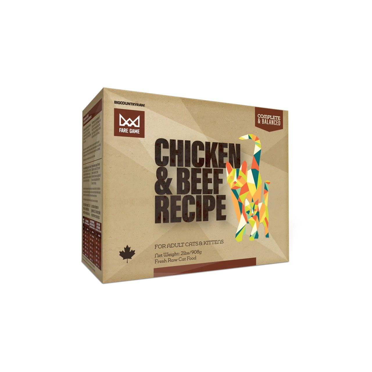 BIG COUNTRY RAW - Chicken &amp; Beef Fare Game, Format: 2lbs (2x1lb)