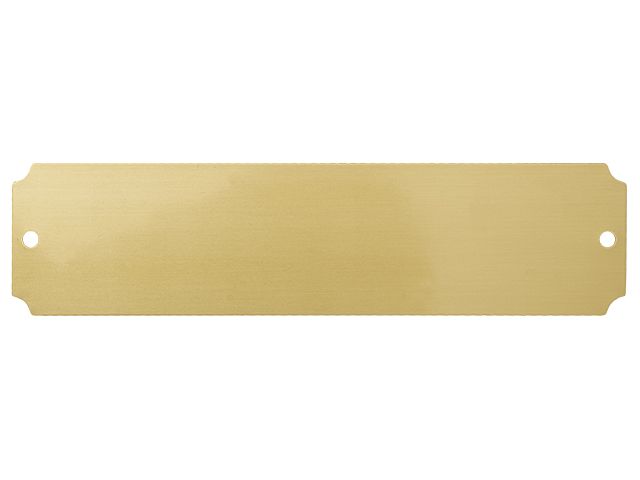 IMARC - Engraving plate for Box, Type: Notched, Size: 8'' x 2''