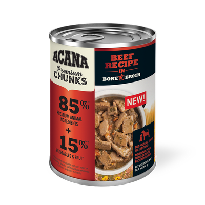 ACANA - Premium Chunks Beef Recipe in Bone Broth