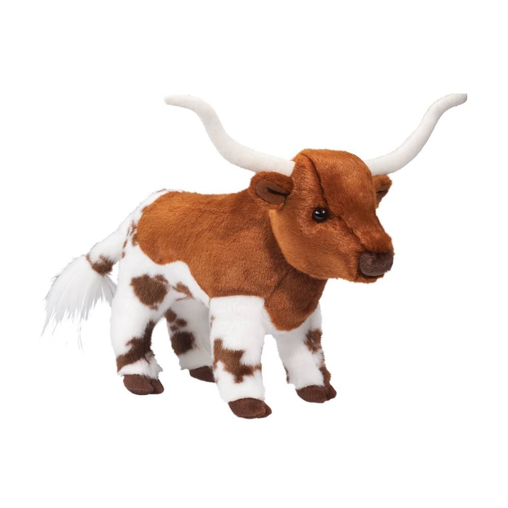 DOUGLAS - Fitzgerald the Texas Longhorn Bull Plush, Size: 11''