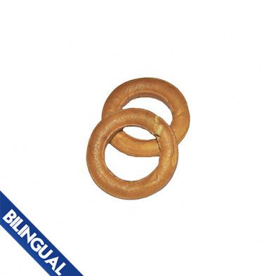 ROLLOVER - Pressed Porkhide Ring, Size: 4.75'' (12cm)