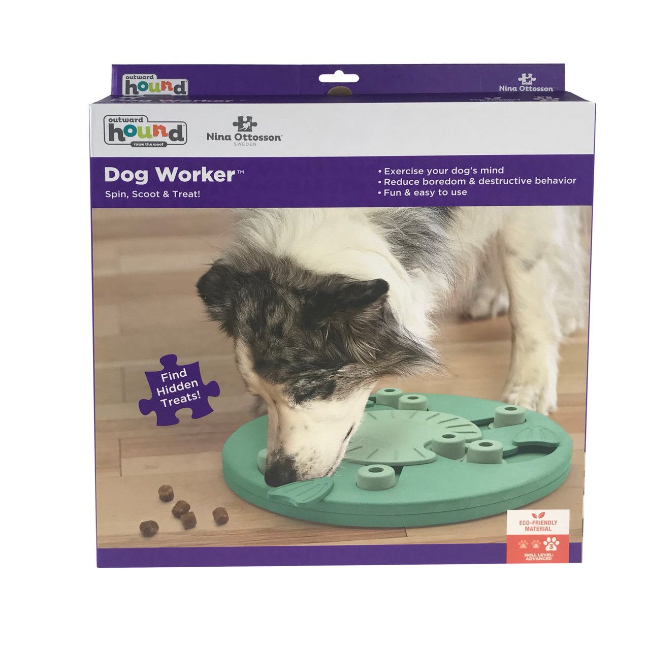NINA OTTOSSON - Dog Worker Interactive Treat Puzzle Dog Toy, Type: Niveau 3