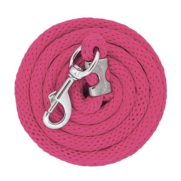 WEAVER - Poly Lead Blush Rope with Chrome Brass Snap, Size: 5/8'' x 10'