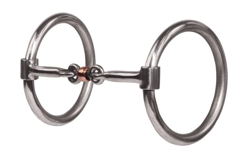 PROFESSIONAL'S CHOICE - Loose Ring Smooth Dogbone Western Bit, Size: 5-1/4"