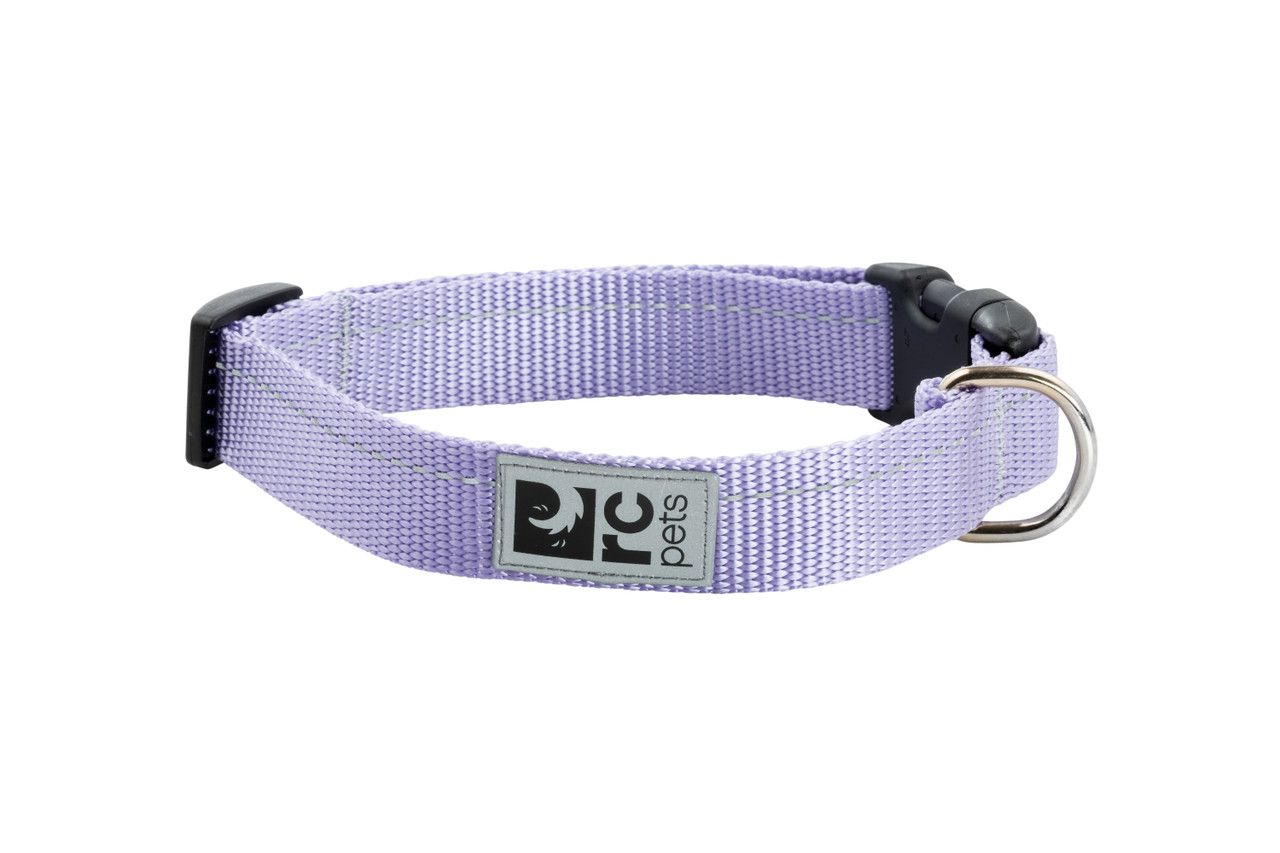 RC PETS - Lilac Primary Clip Collar, Size: Large