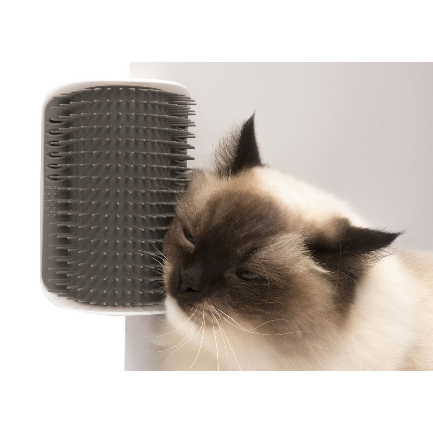 CATIT - Self Groomer with Catnip Compartment, Colour: Gris