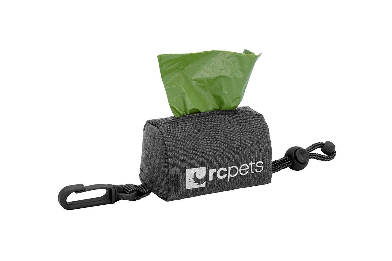 RC PETS - Black P.U.P. Bag, Size: 2.5'' x 1.4''