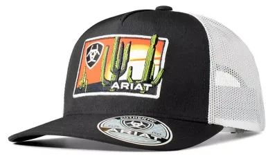 ARIAT - Baseball Log Patch Desert Cap