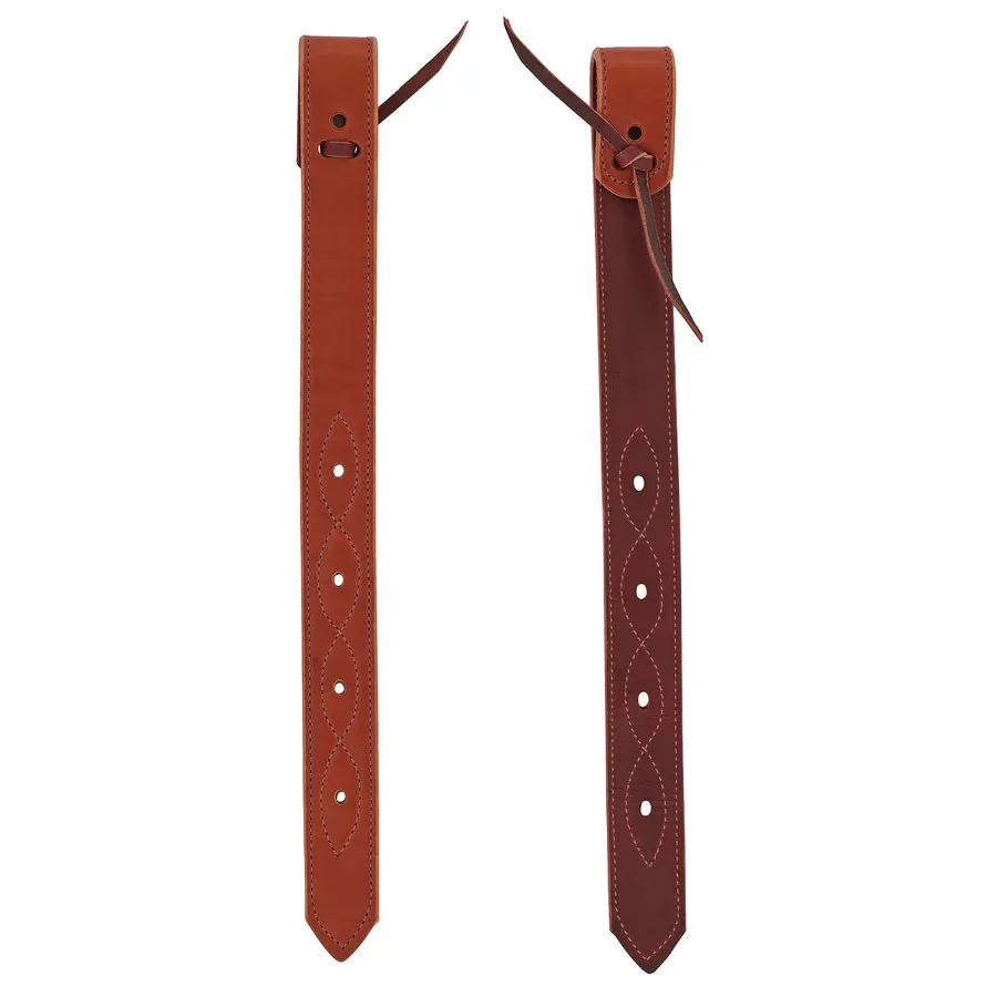 WEAVER - Heavy-Duty Leather Billets Only, Colour: Chesnut, Size: 1-3/4'' x 21po