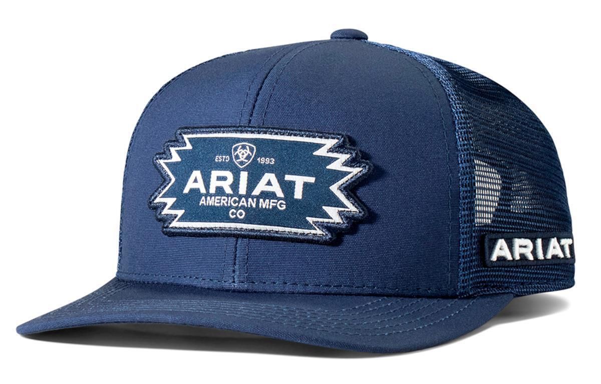 ARIAT - Aztec Logo Cap, Color: Bleu