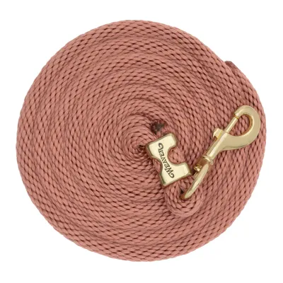 WEAVER - Poly Lead Cinnamon Rope with Brass Snap