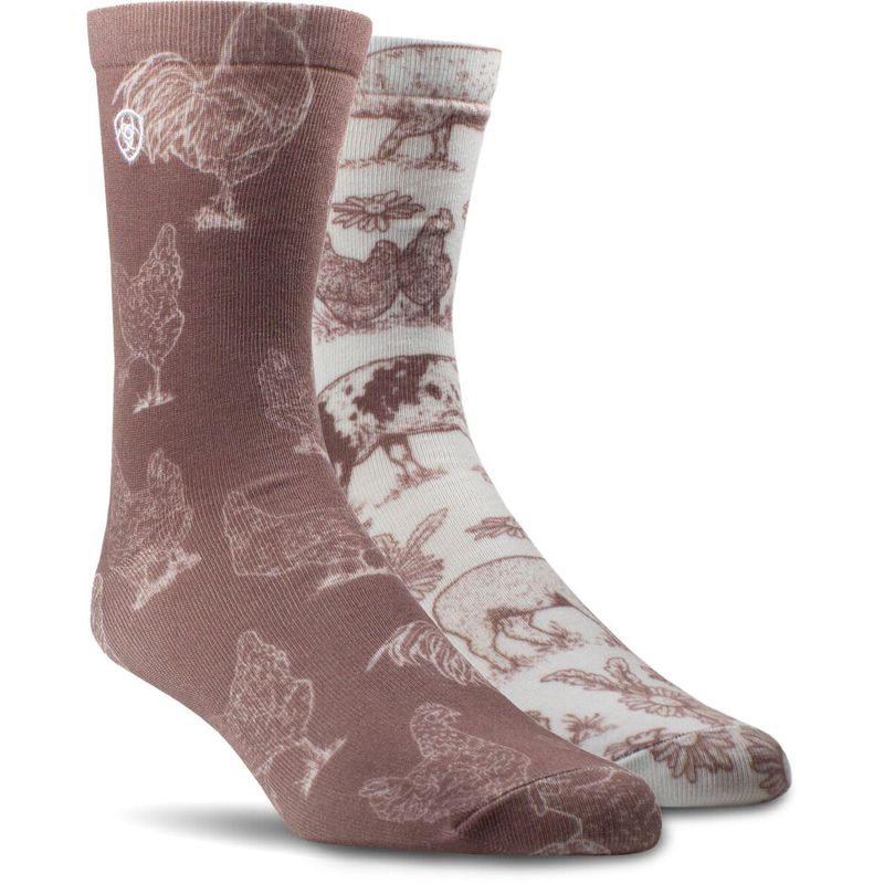 ARIAT - Barnyard Friends Crew Socks