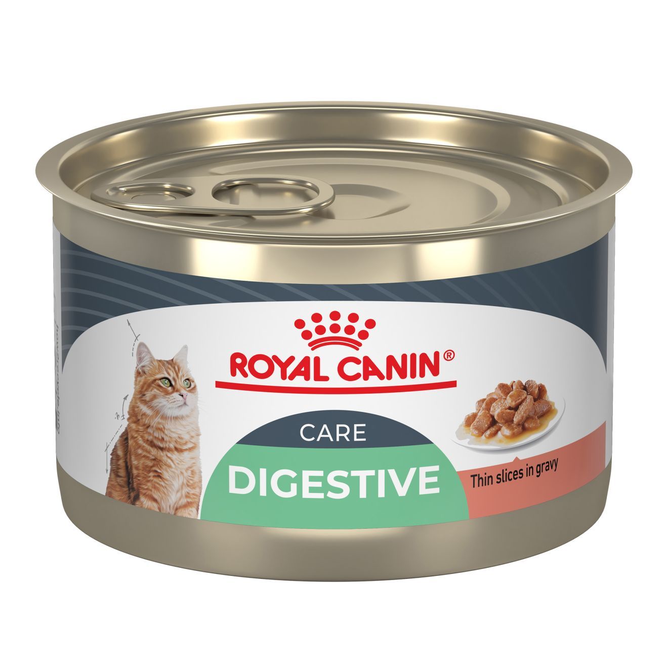 ROYAL CANIN - Digestive Care Thin Slices in Gravy Canned Cat Food, Size: 85g