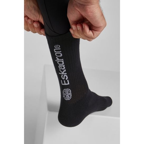 ESKADRON - Dynamic sporty socks, Color: Noir, Size: small