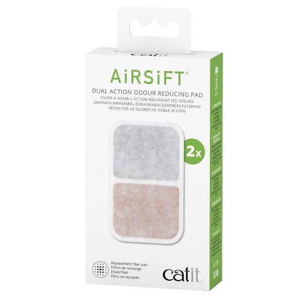 CATIT - Airsift Dual Action Odor Reducing Pad, Size: 13.5 x 9 x 4.5cm