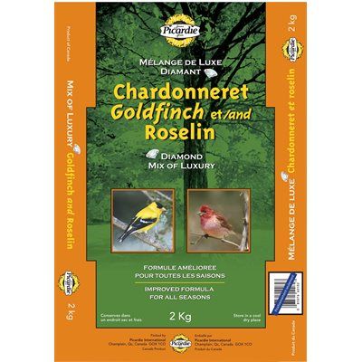 PICARDIE - Diamond Blend Goldfinch &amp; Finch Seed Mix, Weight: 2kg