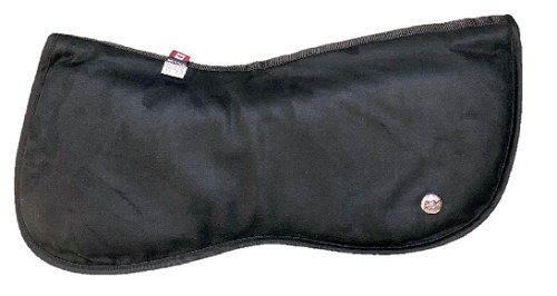 OGILVY EQUESTRIAN - Black Jumper Memory Foam Gummy Half Pad, Piping: Aucun, Binding: Noir