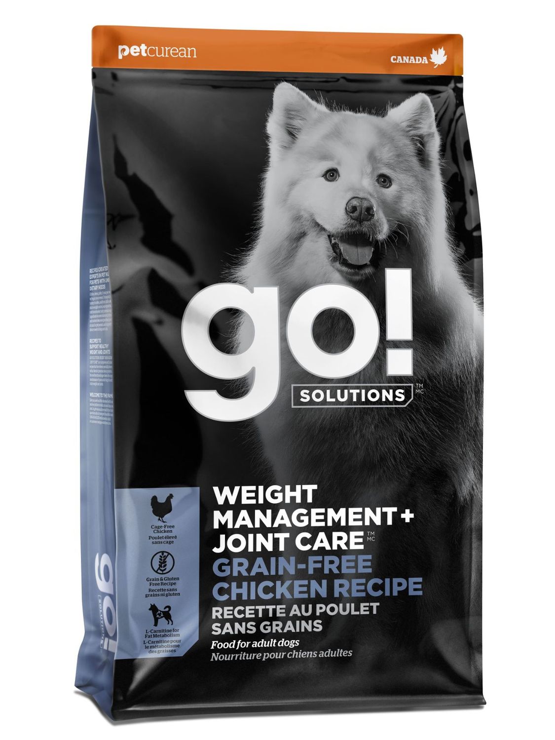 PETCUREAN - GO! Solutions Weight Management + Joint Care, Format: 3.5lbs