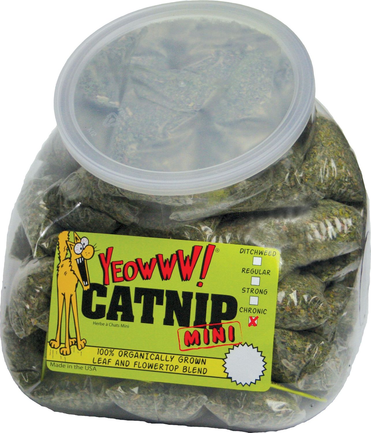 DUCKY WORLD - Catnip Yeowww! Mini Bag, Net Weight: 4g